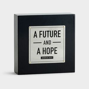 Inspirational Black Wall Plaque